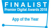 Premier Digital Awards 2018 App Finalist